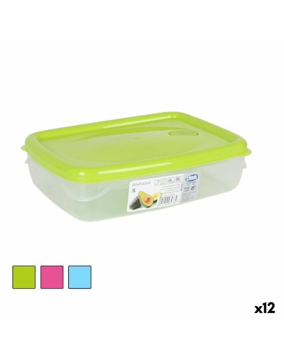 Porta Pranzo Ermetico Rettangolare Excelsa, 12 Pezzi - 29,5 x 21,5 x 7,5 cm