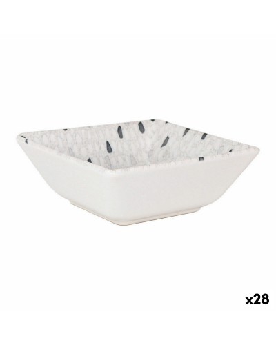 Cuenco La Mediterránea Barroc de Porcelana Blanca, 13 x 13 x 5 cm (Set de 28)
