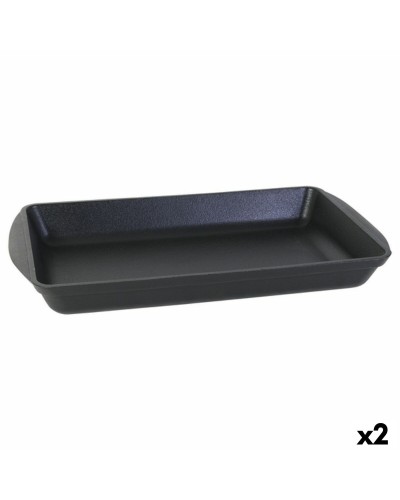 Bandeja para Hornear de Hierro Fundido Inde, 58x32,5x6,5 cm, Juego de 2
