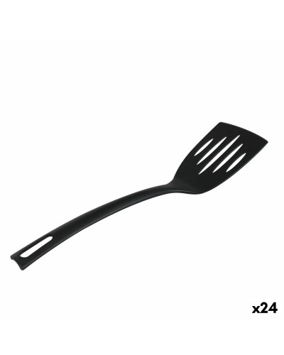 Quttin Nylon-Pfannenwender Schwarz (30 x 7 cm) - Ideal zum Grillen und Kochen
