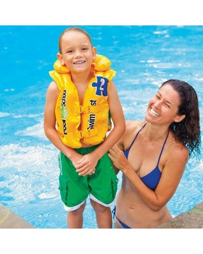 Intex Schwimmweste aufblasbar 50x47 cm - Sicherheit im Wasser
