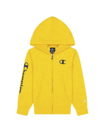 Champion Kids' Sports Jacket Full Zip Logo Yellow - Sports & Outdoors
