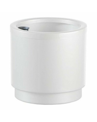 Maceta Autoirrigable Plastiken Blanca, Ø 22 cm
