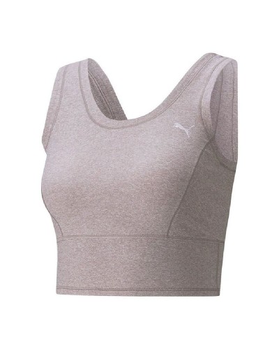 Sport-topp, Dam Puma Studio Yogini Luxe Crop Tank Violett
