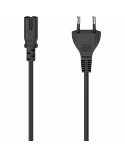 Câble d'alimentation Hama de 1,5 m pour appareils électroniques, noir.
