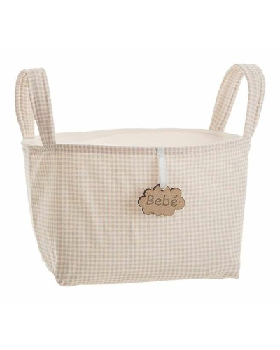 Korg Vichy Brun Med handtag 17 x 13,5 x 20 cm