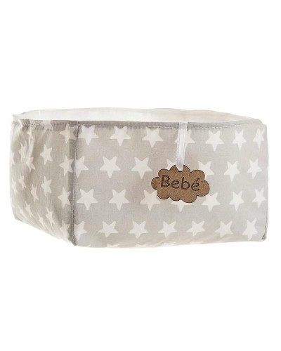 Cesto Portagiochi Grigio Stellato | Contenitore per Giocattoli | 18 x 14 x 10,5 cm