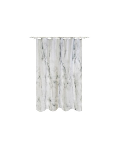 Rideau de Douche DKD Home Decor 180x180cm au Design Moderne, Imperméable et Antibactérien.
