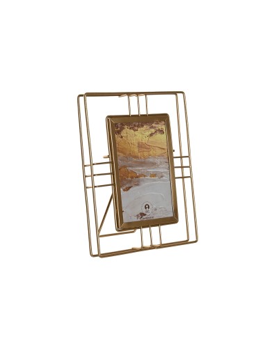 Cadre Photo ESPRIT Doré en Métal et Cristal, 17,5 x 22,5 cm
