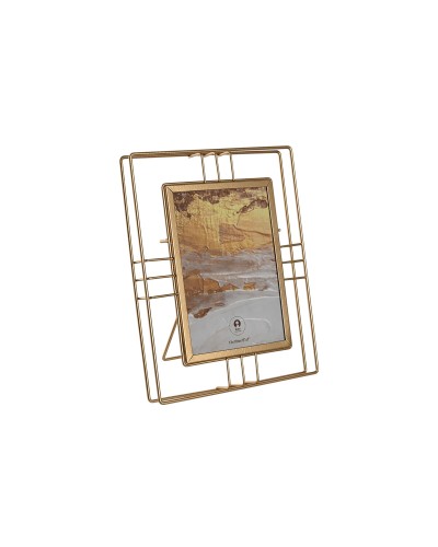ESPRIT Golden Photo Frame in Metal and Crystal (18.5 x 2.5 x 23.5 cm), Pack of 12
