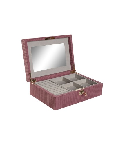 Boîte à bijoux Esprit, crème magenta, 27 x 19 x 9 cm
