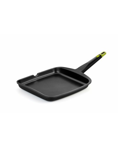 Pan BRA FOODIE 28X28 Zwart Aluminium Ø 28 cm