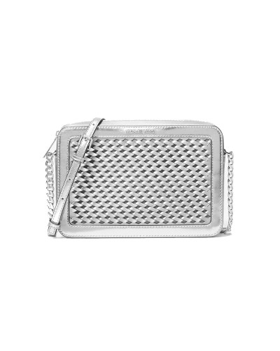 Sac à Bandoulière Michael Kors 35T5STTC3K-SILVER Gris 23 x 15 x 6 cm
