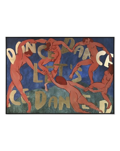 Schilderij Home ESPRIT Blauw Groen Gouden Modern 140 x 4 x 100 cm