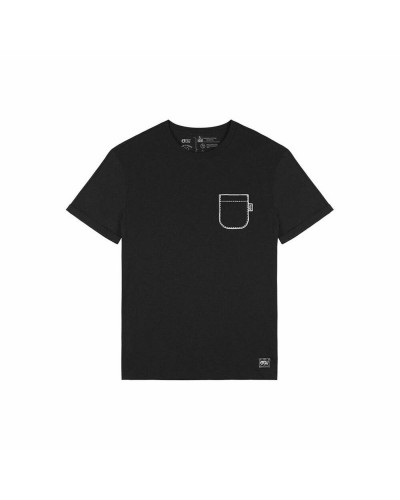 Picture Deelwi Maglia Uomo Nera: Maniche Corte, Traspirante, Sport & Casual
