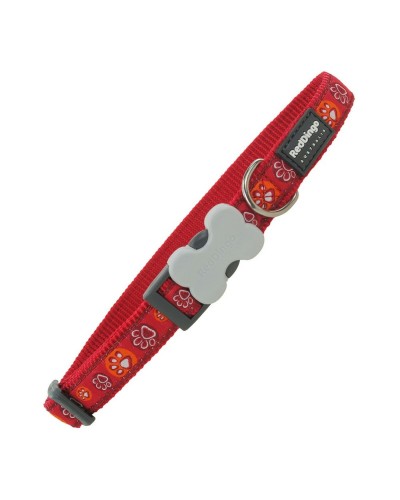 Koiran kaulapanta Red Dingo Eläimen jalanjäljet (20-32 cm) (1,2 x 20-32 cm)