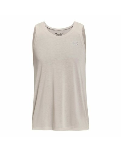 Under Armour Streaker: Men's Sleeveless T-Shirt Grey - Breathable and Lightweight
