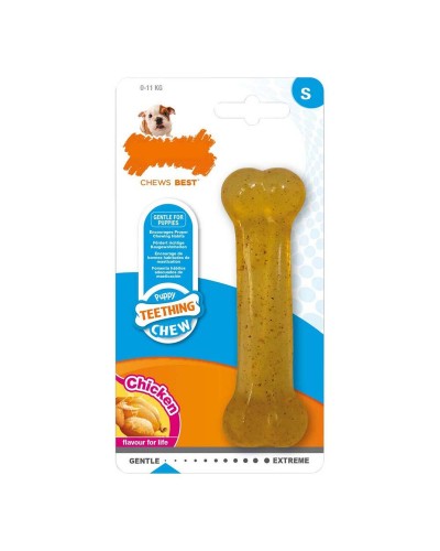 Kauwspeelgoed voor honden Nylabone Maat S Kip Thermoplast Puppy's