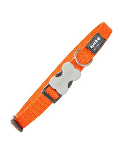 Hundhalsband Red Dingo Slät Orange (2 x 31-47 cm)