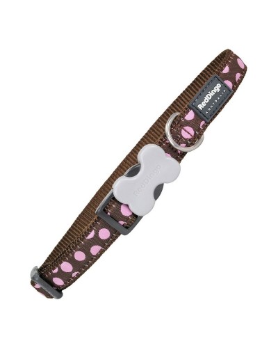 Hondenhalsband Red Dingo Schoonheidsvlekjes (1,2 x 20-32 cm)