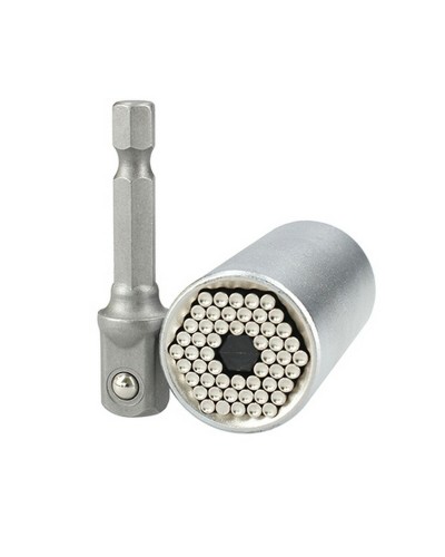 Hylsnyckel Ferrestock 7 a 19 mm Stål 3/8"