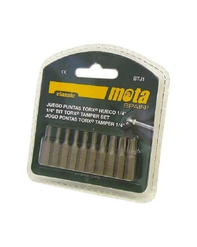 Forets Mota BTJ1, 25 mm, 10 Pièces, pour Usage Domestique et Professionnel
