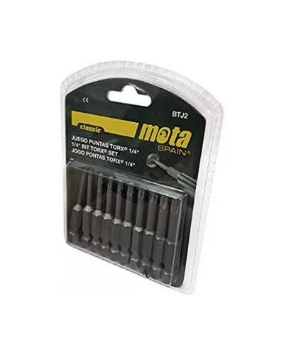 Forets hélicoïdaux Mota BTJ2 de 50 mm, Lot de 10
