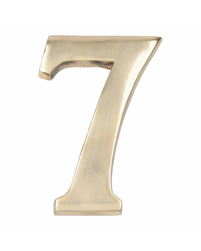 EDM Numbers for Electrical Panels - 7 Pieces, Metallic and Durable
