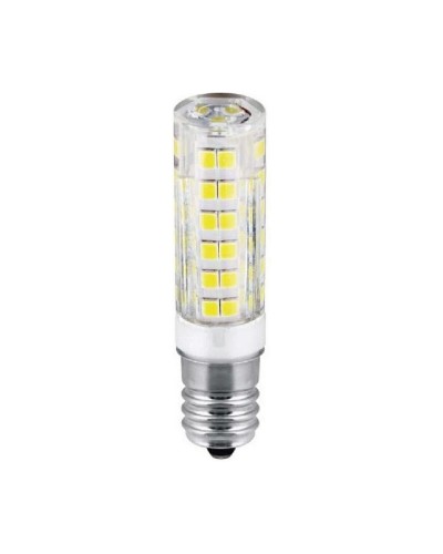 Bombilla LED EDM Tubular F | 4,5W, E14, 450lm, Ø1,6x6,6cm, Luz Fría 6400K
