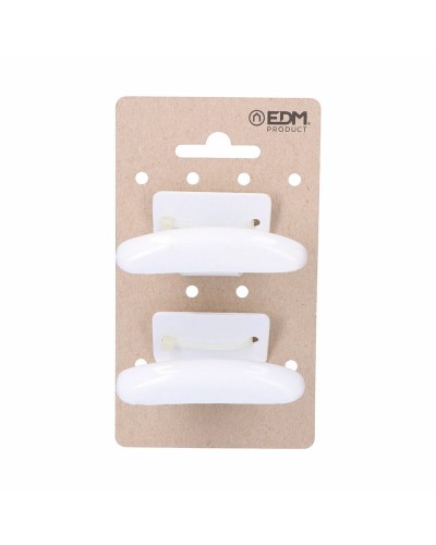 Türschild ROPA EDM - 2 Stück aus weißem Stahl
