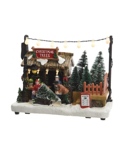 Décoration de Noël Lumineo Multicolore, 3 Unités de 18 x 10,5 x 14,2 cm
