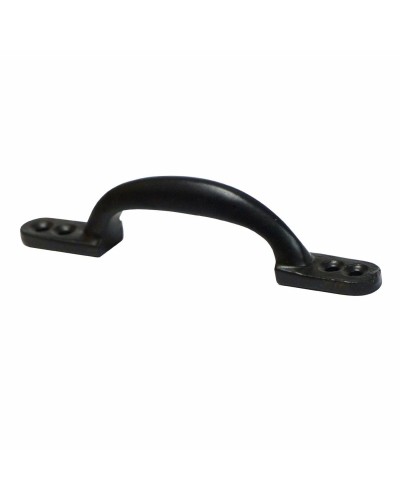 Maniglie Porta EDM Nero Acciaio Lunghezza 15,5 cm