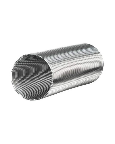 Flexibles, halbstarres Fepre-Rohr, versilbert, 1,5 m, Ø 10 cm aus Aluminium
