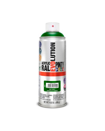 Pintyplus Evolution RAL 6001 Emerald Green Spray Paint 400 ml
