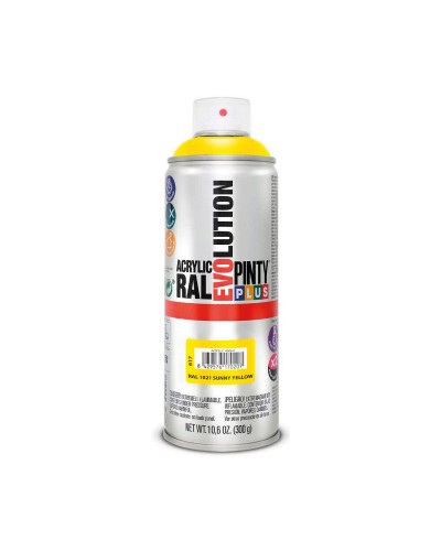 Spraymaali Pintyplus Evolution RAL 1021 400 ml Sunny Yellow