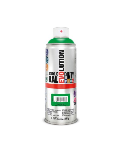 Pintyplus Evolution Spray Paint Yellow Green RAL 6018, 400 ml
