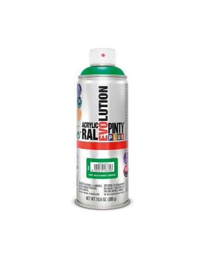 Pintyplus Evolution Spray Paint Mint Green RAL 6029, 400 ml
