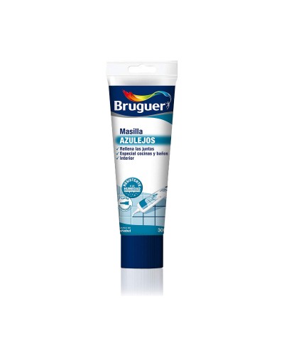 Bruguer Masilla Blanca - Azulejo de 300 g para Reparaciones y Sellados.
