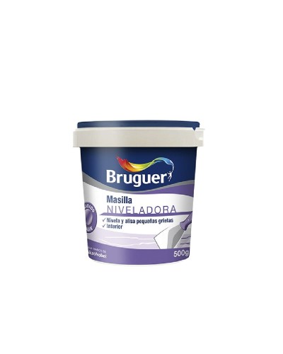 Bruguer Enduit Blanc 500g - Répare murs et surfaces abîmées

