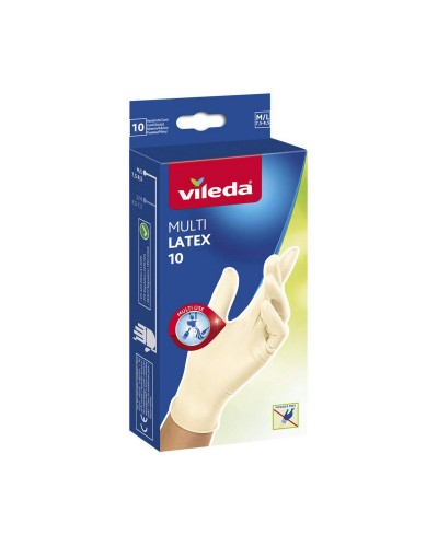 Vileda Disposable Gloves 10 pairs, Size M/L, Protection for housework and gardening
