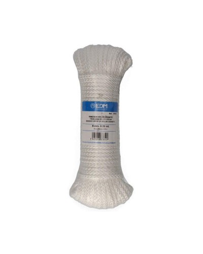 Braided EDM Rope White Multicolored, 25 Meters | Decorations and Creations
