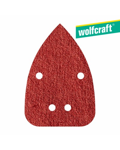 Wolfcraft Schleifpapier 240er Körnung - 9,6 x 13,6 cm - zum Schleifen und Veredeln
