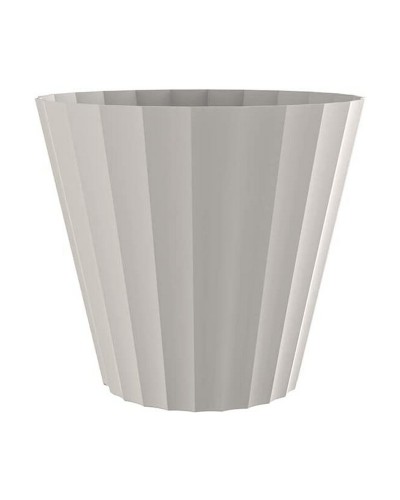 Maceta Plastiken Beige de Polipropileno de 32 x 29 cm: Elegancia y Versatilidad para Interiores y Exteriores.
