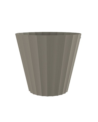 Pot de fleurs Plastiken Taupé 32 x 29 cm, Moderne et Élégant pour Plantes d'Intérieur
