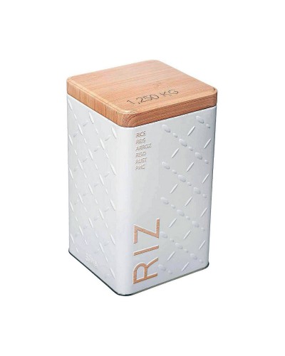 Multi-functionele Kist Nature Scandi Metaal Wit 1,25 kg