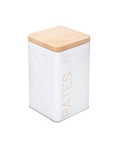 Boîte de Rangement Multi-Usages Scandi Nature 500 gr - Métal Blanc
