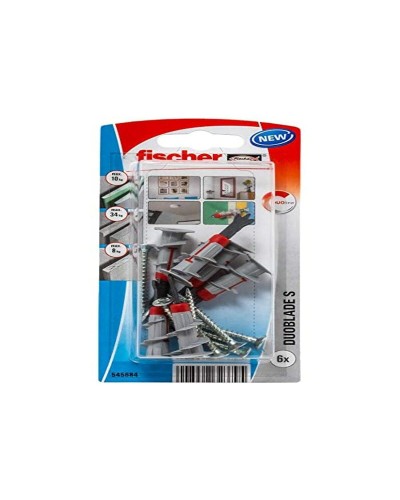 Fischer Dübel Duoblade Nylon, 6er-Pack – Sichere Befestigung für schwere Lasten
