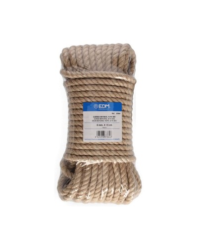 Cuerda de Yute Trenzada EDM de 15 m para Decoración y Jardinería

