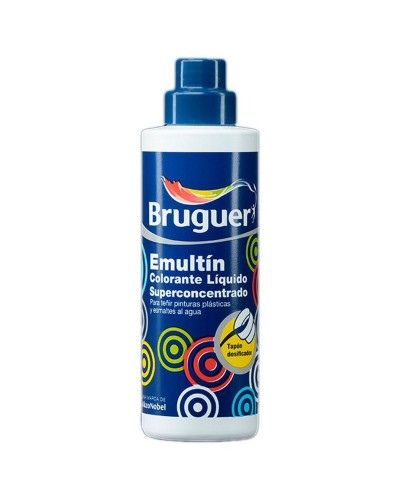 Bruguer Emultin Colorant Liquide Super Concentré 50 ml, Bleu Océan
