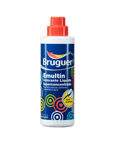 Colorant Liquide Emultin Bruguer Rouge Vermillon, Super Concentré, 50 ml
